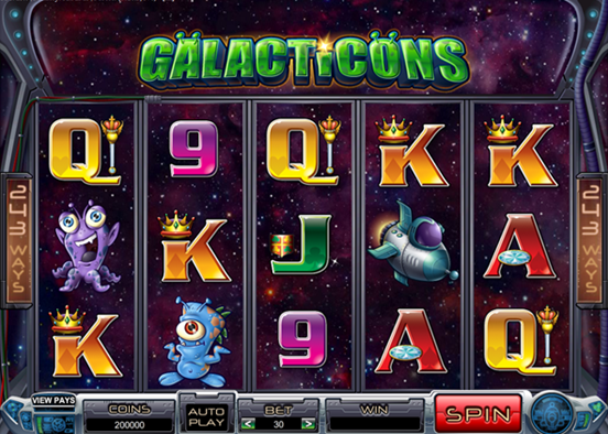 screenshot slot galacticons