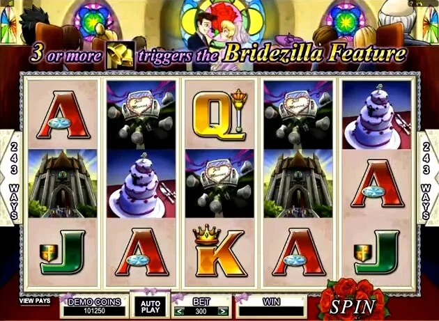 bridezilla slot microgaming