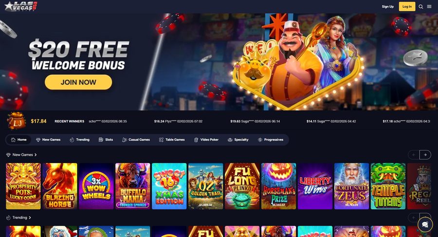 Vegas Casino Online — tested by our team (desktop)